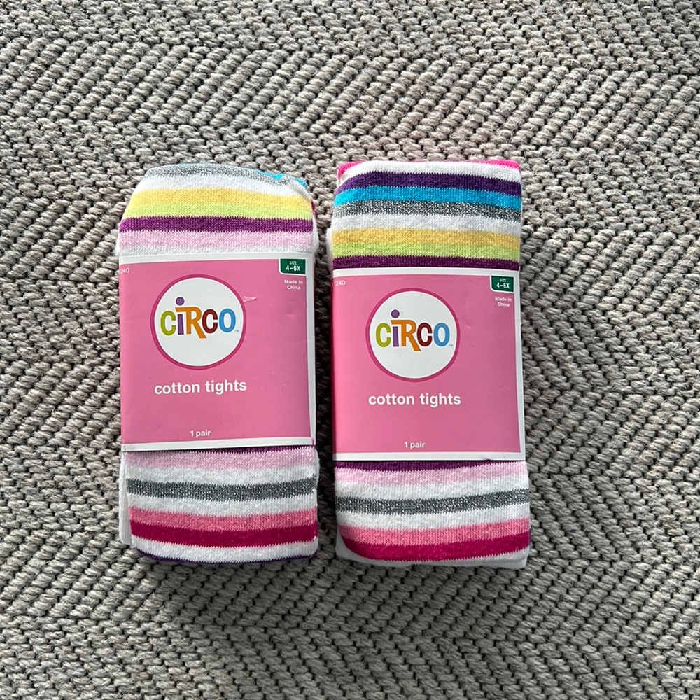 2 packs Circo cotton tights NWT